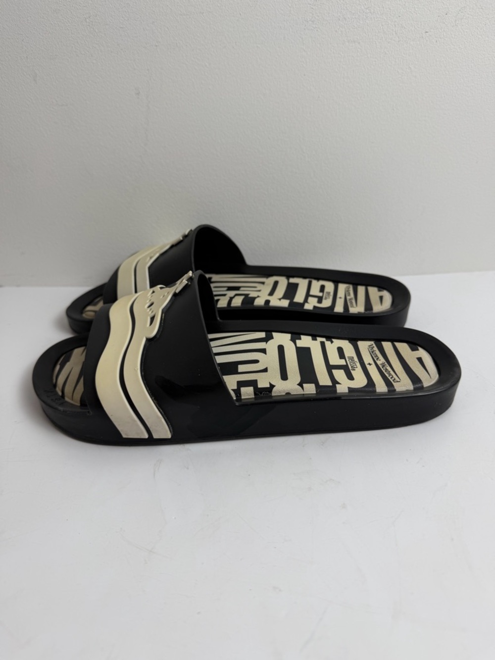 Vivienne Westwood x Melissa Anglomania 
Beach Slide Sandals Size 8 Punk Goth - Picture 3 of 15